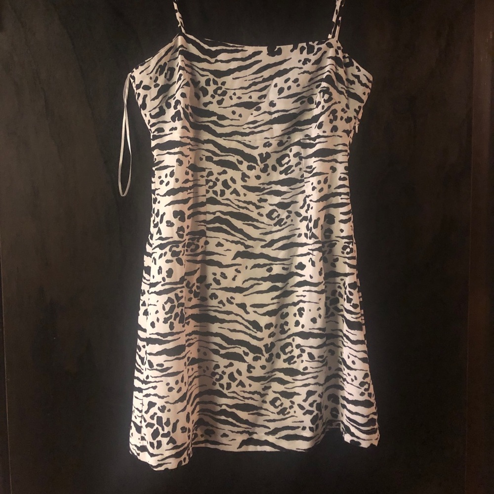 Small Zebra/animal print dress